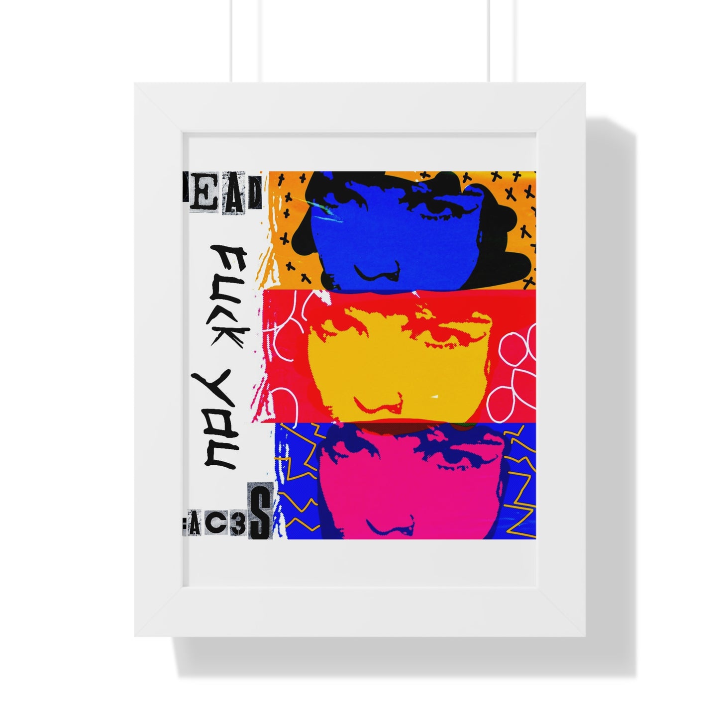 DEAD FACES Poster by KiiD iNDiGO